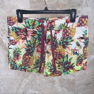 Guy Harvey pineapple swim shorts size 6